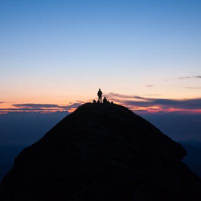 Sunset form Mount Sibilla