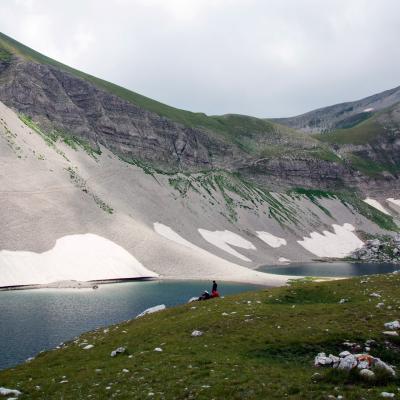 Il Lago di Pilato da Foce