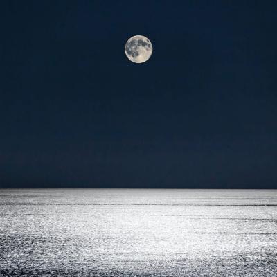 San Bartolo: Full Moon from the Sea