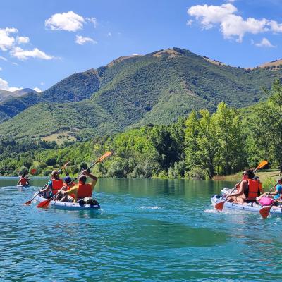 Lago di Fiastra: escursione in canoa e bagni