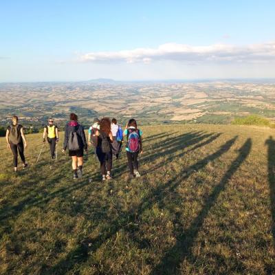 Sunset stroll with an aperitif at the Cristo delle Marche