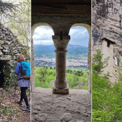 L'eremo sospeso e le caciare del Colle San Marco