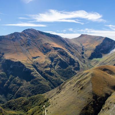 Sibillini: Castel Manardo e Pizzo Tre Vescovi